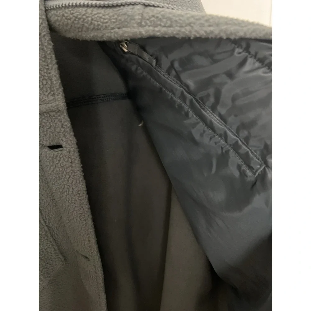 Eddie Bauer Lynden Fleece Parka‎ In Storm Size XL Dark Grey Pockets